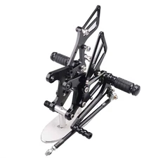 US Black Rear set Foot pegs Rearset For Kawasaki NINJA ZX6R 2005-2008 ZX636