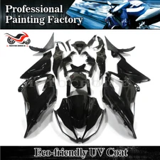 For Kawasaki Ninja ZX-6R ZX6R ZX636 2013-2018 Glossy Black Fairing Kit Bodywork