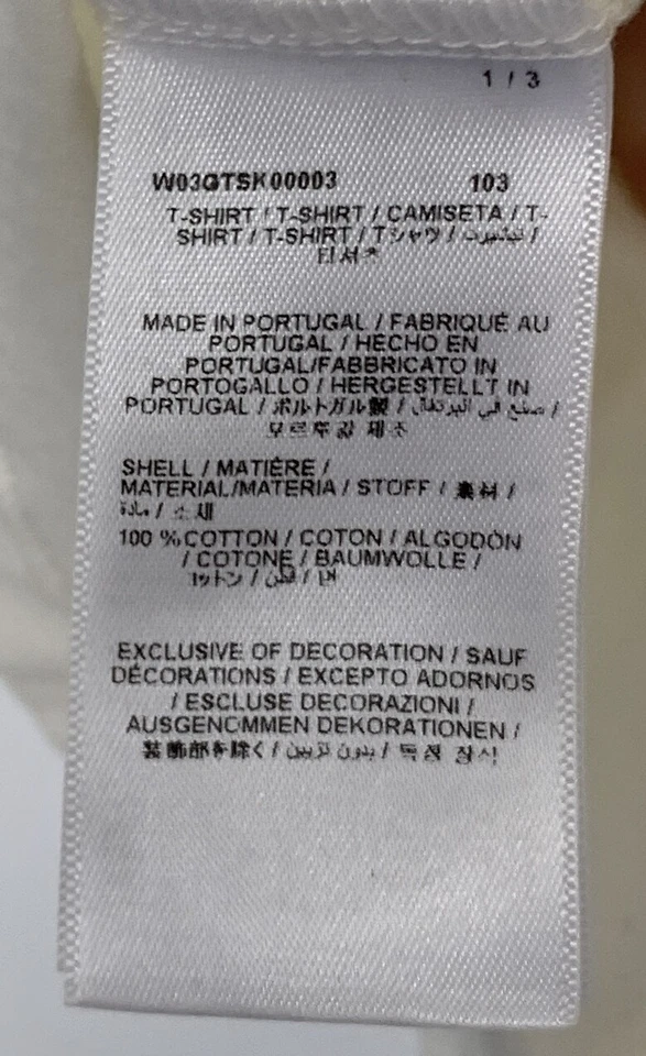 Bonpoint Niñas Marfil Algodón Manga Larga Cereza Camiseta Talla 8y Foto 4 de 4