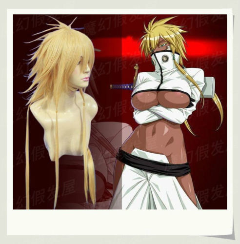 Bleach Halibel blond Cosplay-Perücke mit langer Sektion: kostenlose Fracht - Bild 4 von 7