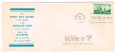FDC New York World's Fair 1964 With Scott# 1244 -  5 cent Stamp