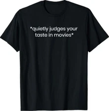 Funny Movie Lover Gifts | Film Critic Cinephile Cinema Unisex T-Shirt