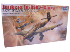 Trumpeter 02421 Junkers Ju-87B-2 Stuka Modell Flugzeug Bausatz 1:24 in OVP - NEU
