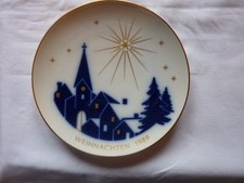 KPM Berlin Wandteller Weihnachten 1989 Begrenzte Auflage