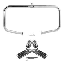 Highway Engine Guard Crash Bar Foot Pegs Fit For Harley Electra Road Glide 09-24