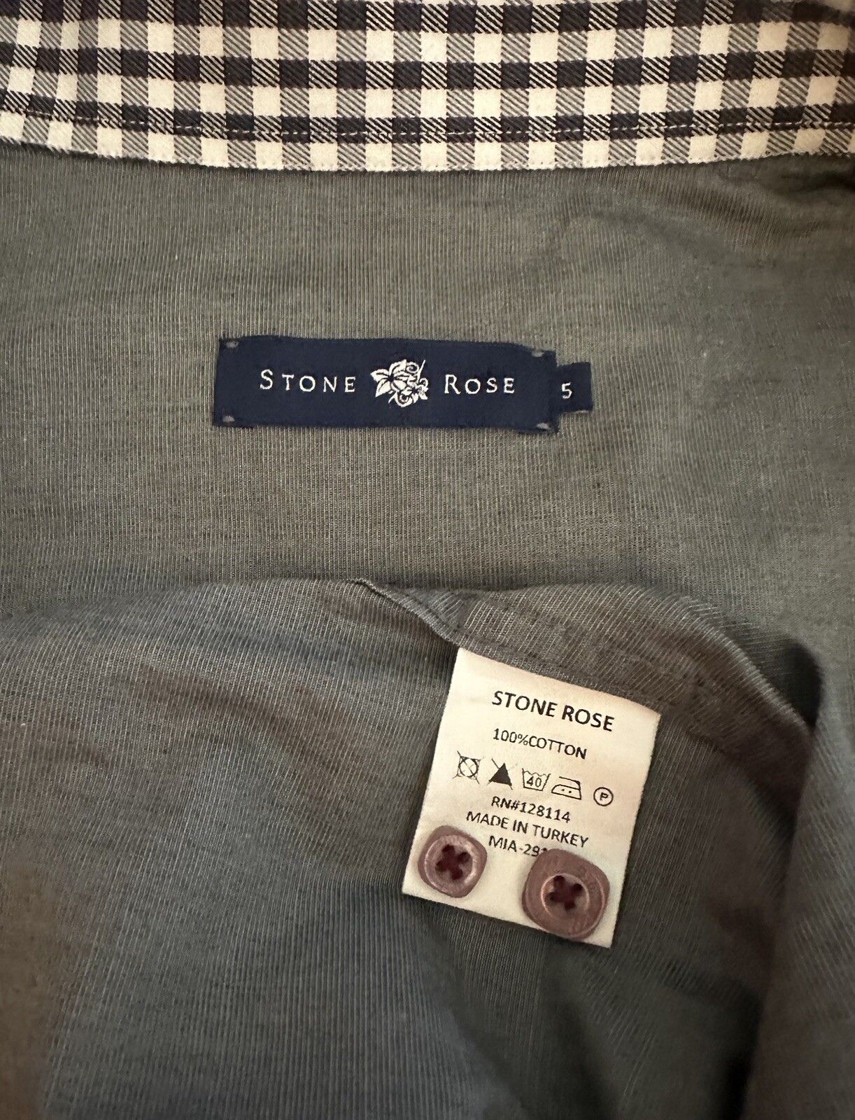 STONE ROSE Long Sleeve Button Up Casual/Business … - image 10