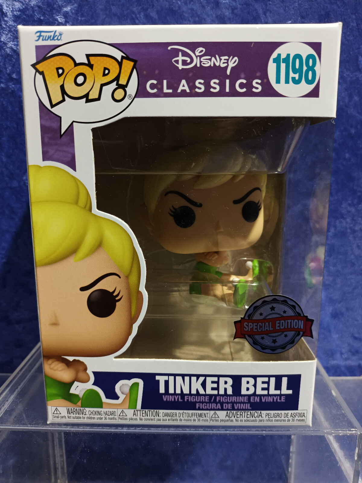 Funko Pop Vinyl Disney Classics 1198 Mib Tinkerbell Tinker Bell 2022