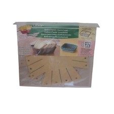 NEW CLOVER Set of 2 Large Square Basket Frames for Crafts