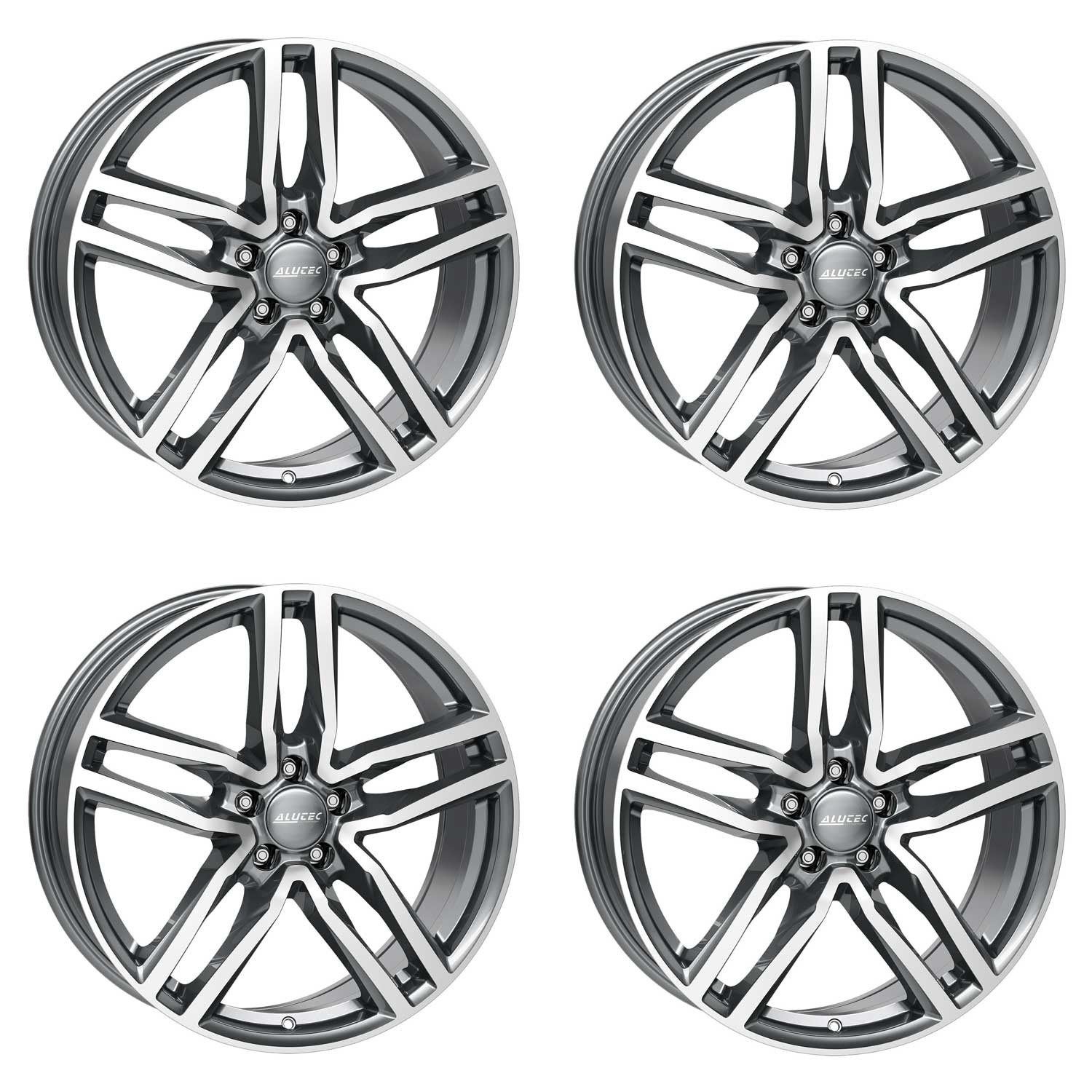 4 Alutec Ikenu wheels 6.5Jx16 ET45 4x100 GRAPFP for LADA Vesta