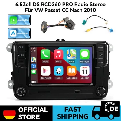 DS RCD360 RCD330 German Autoradio Stereo Carplay für After 2010 VW Golf Passat - Bild 1 von 4