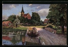Artist Postcard Raphael Tuck & Sons No. 589 B: Landscape 