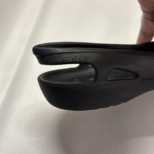 CROCS MUJER KADEE BALLET ZAPATOS PLANOS CONFORT NEGRO TALLA 7 - Imagen 12 de 15