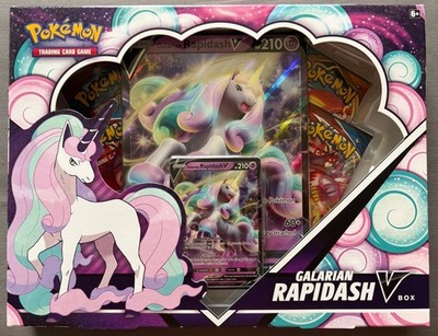 Pokemon TCG Galarian Rapidash V Box Brand New Factory Sealed SWSH