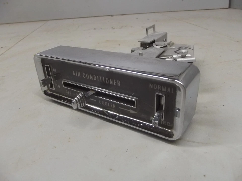 1959 1960 CADILLAC UNIDADE DE CONTROLE DE AR CONDICIONADO PAINEL controles de temperatura - Imagem 3 de 4