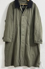 BOSS Green & Black Long Coat Size L Classic Design