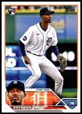 2023 Brendon Davis Rookie Topps Series Two BASEBALL RC #494 Detroit Tigers