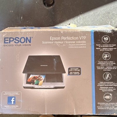 Epson Perfection V19 Flatbed Color Scanner 4800x4800 DPI USB Powered A4