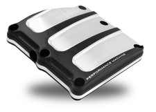 Performance Machine Scalloped Top Transmission Cover Platinum Cut #0203-2018-BMP