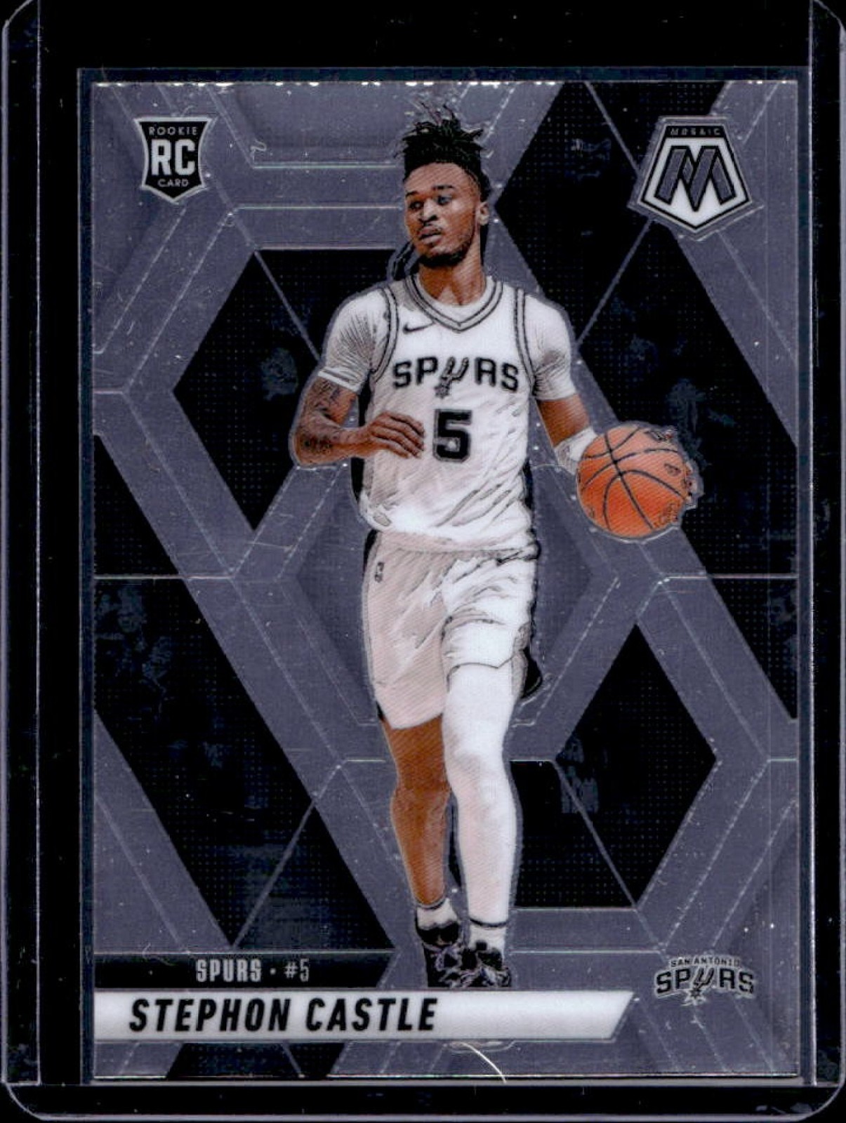 2024-25 Mosaic Stephon Castle RC Rookie #236 Spurs