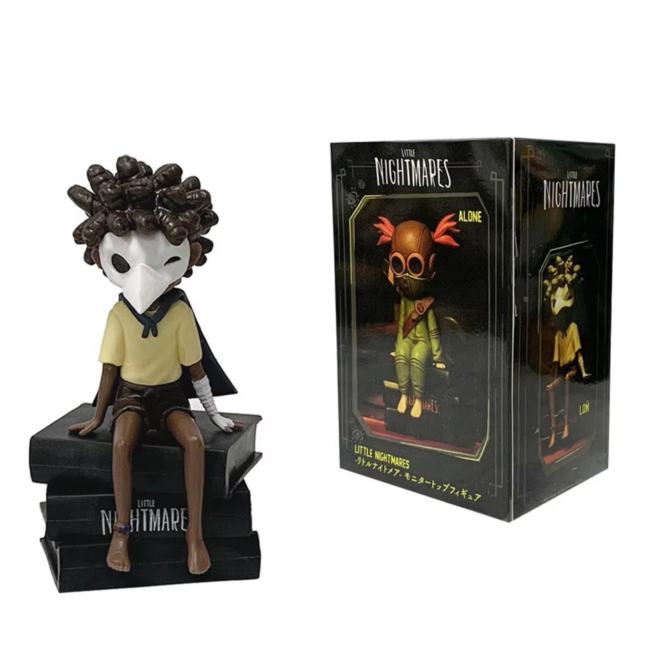 12CM Anime Little Nightmares Mono Figure Horror Game Model Toy