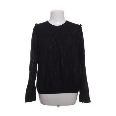 Scotch & Soda, Bluse, Größe: 46, Schwarz/Gold, Baumwolle/Polyester, Damen #J4u