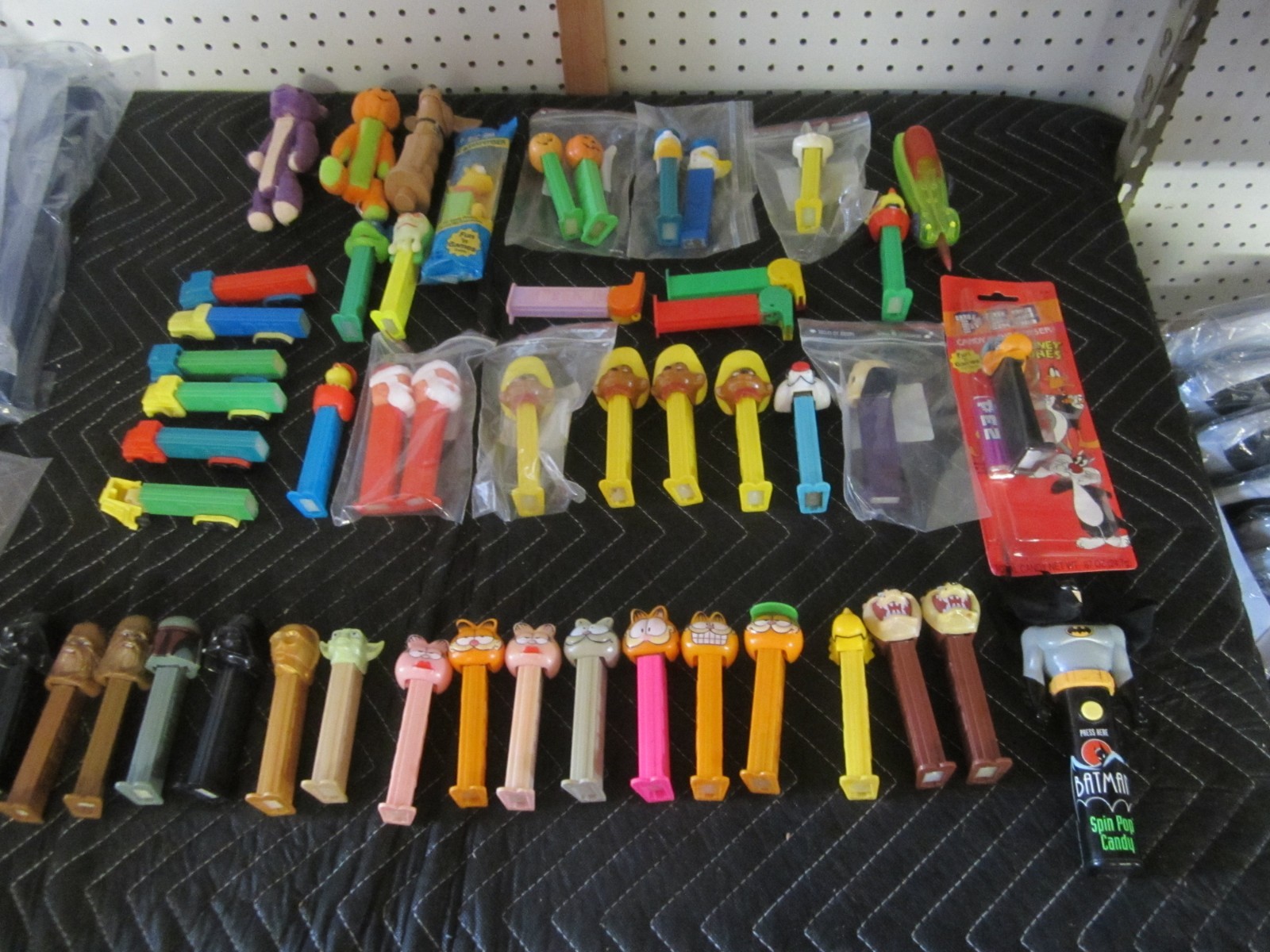 50 Different PEZ Candy Dispenser Lot (not all are dispensers) Please look @ pict