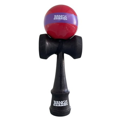 Rangs Japan Kendama Spielzeug Rot Buchenholz Mit Ersatz Saiten Kinder 6+ Neu #