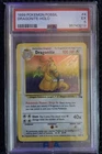 1999 Pokemon Fossil Dragonite Holo 4/62 Unlimited PSA 5 EX WOTC Vintage TCG Card