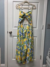 Shein Women's Long Casual Maxi Dress Multicolor Size XL Stretchy Chest Back Hole