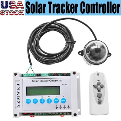 WST03-2 Dual Axis LCD Solar Panel Tracker Controller Automatic Solar Tracking CL