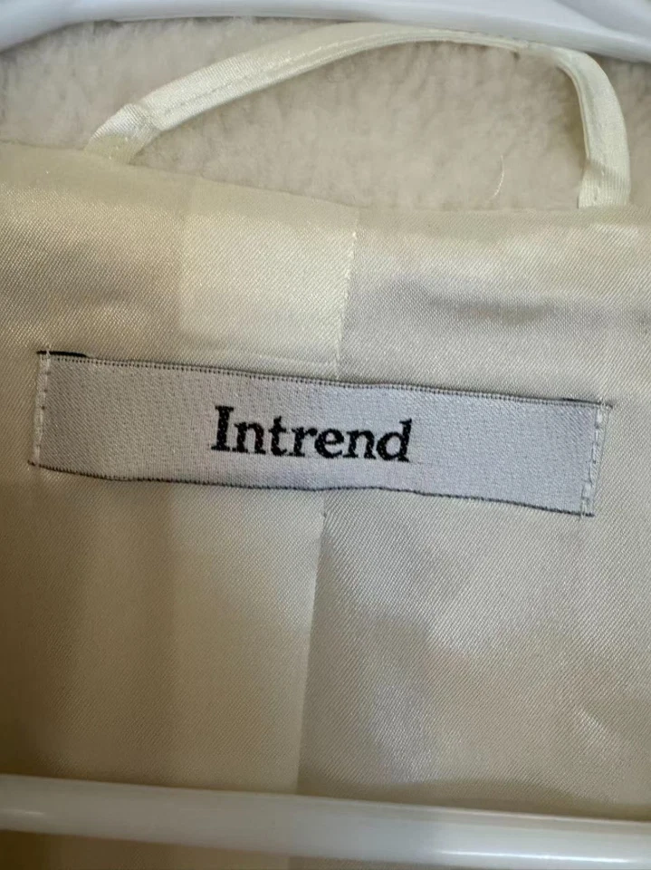 Abrigo largo beige mezcla lana mujer Intrend Max Mara talla 40/US 4 Foto 3 de 4