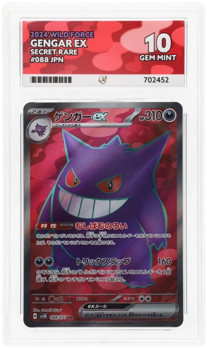 耿鬼神奇宝贝TCG 秘密罕见个人收藏纸牌游戏卡| eBay