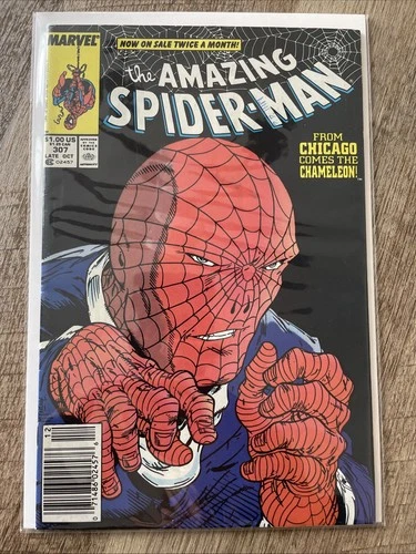 Amazing Spider-Man #307 - 1988 - Todd McFarlane, Origin of Chameleon - MARVEL