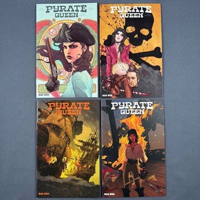   Lot of 4: PYRATE QUEEN #1-4 Complete Series MT Range (2021 Bad Idea) Milligan