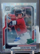 GAVIN FIEN RATED PROSPECT PANDORA OPTIC AUTO #8/25 - 2026 Donruss Baseball