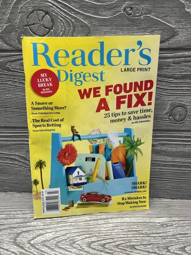 Reader’s Digest Large Print Version March/April 2025 Magazine