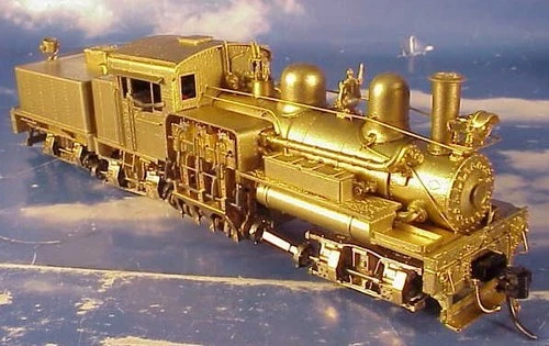 RL HOn3 BRASS PRECISION SCALE PK-14 WEST SIDE LUMBER CO. 3 TRUCK SHAY #8 KIT