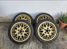 VW Golf Mk3 VR6 Original BBS 15 Inch Wheels Gold 5x100