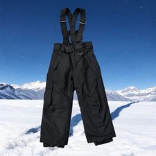 Sport Essentials Youth Suspenders Snow Ski Pants Black Size 4