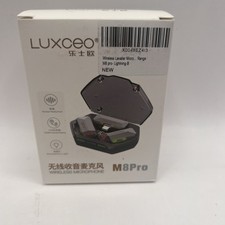 Luxceo M8Pro 2 Pack Wireless Microphone 100m Range USB C Charger