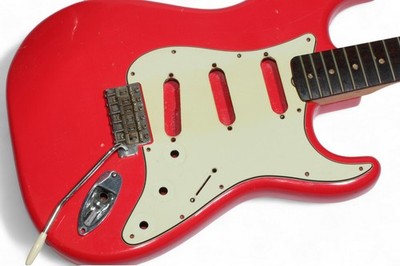 Aged ST-62'Vintage Bevel Green Guard fits Fender Strat US/Vint.Mex Ser.