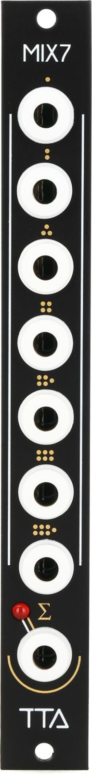 Аналоговый суммирующий микшер Tiptop Audio MIX7 Eurorack - Черный 18890₽