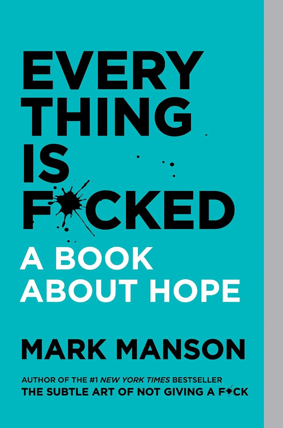 Everything Is F*cked: A Book About Hope [Paperback] Manson, Mark - Image 6