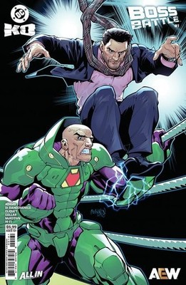 DC KO Boss Battle #1 - Variant Cover - AEW MJF Vs Luthor - DC Comics 2026