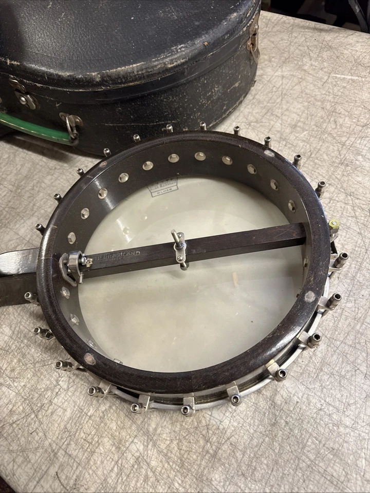 Slingerland May Bell Queen Tenor Banjo w/ Case - very good shape, original - Image 2 of 4