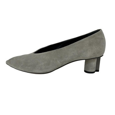 Stephen Venezia Gray Suede Women's Pumps