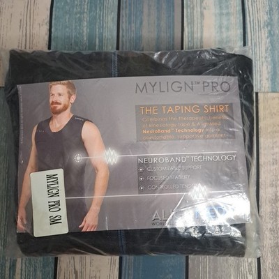Alignmed Mylign Pro Taping Shirt Unisex Black Vest Neuroband $195 MSRP Small NEW