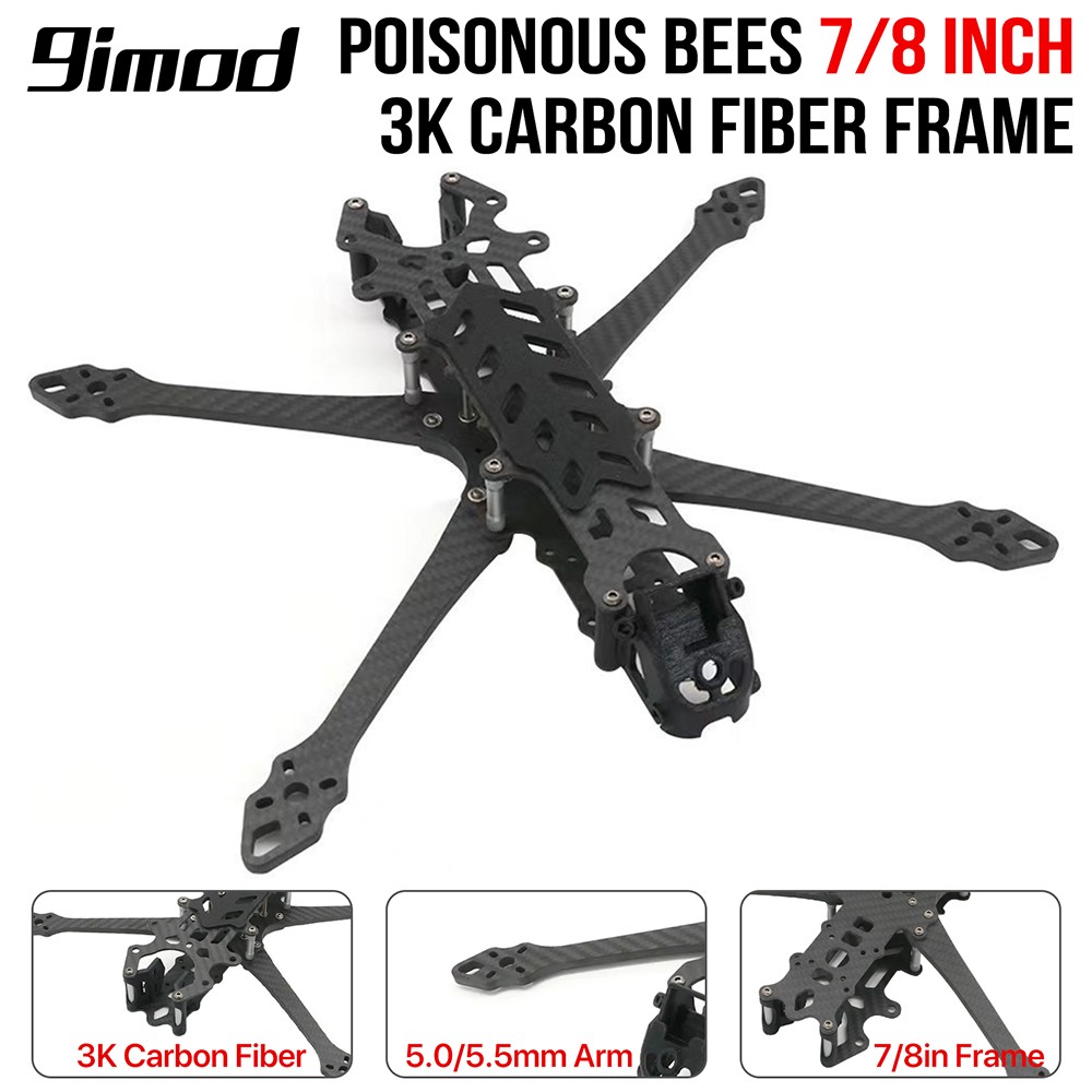 9IMOD Poisonous Bees 7”Carbon fiber 295mm FPV Freestyle Frame for RC Drone