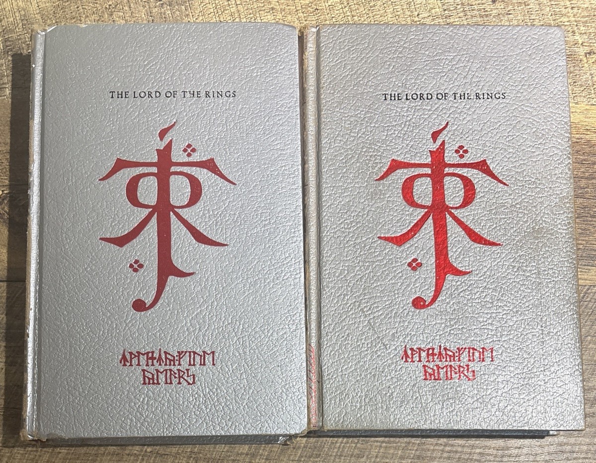 2 Lord of the Rings J. R. R. Tolkien RARE 1ST Silver Anniversary
