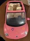 Mattel Barbie Volkswagen VW Doll Pink Beetle Car- Vintage
